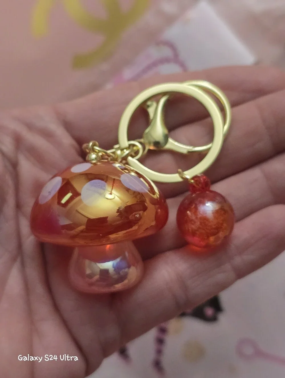 Mushroom Bag Charm/ Keychain NEW
